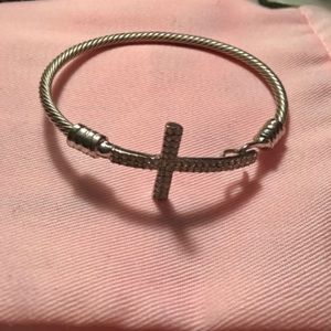 Charming Charlie Cross Bracelet